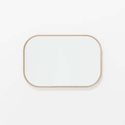 Wireworks Outlook 40 Rectangular Mirror - Oak - thumbnail 3