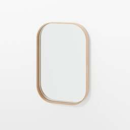 Wireworks Outlook 40 Rectangular Mirror - Oak - thumbnail 2