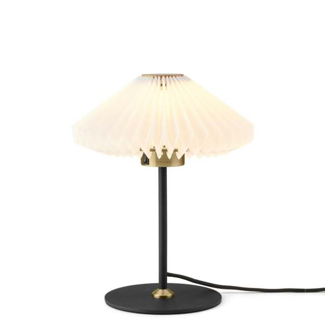 Halo Design Paris Table Light - O24 - Clean White Shade - Black - image 1
