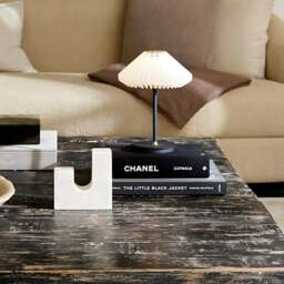 Halo Design Paris Table Light - O24 - Clean White Shade - Black - thumbnail 2