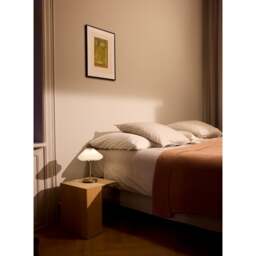 Halo Design Paris To Go Battery Table Lamp - O22 - Clean White Shade - Antique Brass - thumbnail 2