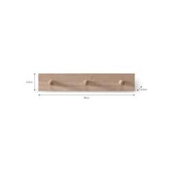 Garden Trading Hambledon Peg Rail - Natural - Natural - Small - 3 Pegs Size: Small - thumbnail 3