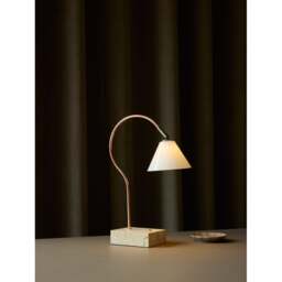 Halo Design Question Portable Table Lamp - Copper / Antique Brass Colour: Copper / Antique Brass - thumbnail 3