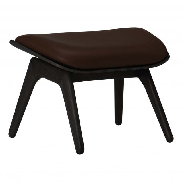 Umage The Reader Ottoman - Hope Leather Upholstery - Black Oak - Hope Leather Brown Wood: Black Oak, Colour: Brown - image 1