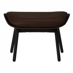 Umage The Reader Ottoman - Hope Leather Upholstery - Black Oak - Hope Leather Brown Wood: Black Oak, Colour: Brown - thumbnail 2