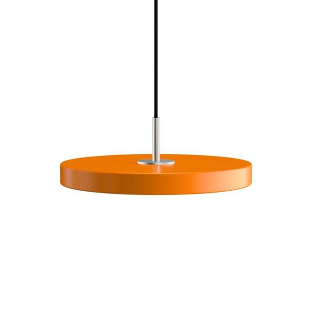 Umage Asteria Mini Pendant Light - Nuance Orange (plus steel detail) Asteria Detail: Steel - image 1