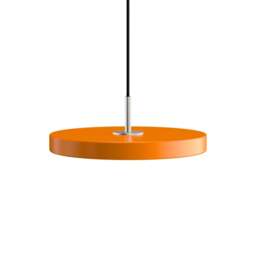Umage Asteria Mini Pendant Light - Nuance Orange (plus steel detail) Asteria Detail: Steel