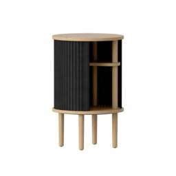 Umage Audacious Side Table - Oak - Charcoal Colour: Charcoal - thumbnail 1