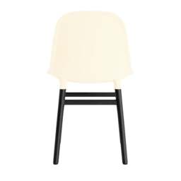 Normann Copenhagen Form Chair - Cream - Black Oak Legs Shell Colour: Cream, Leg Colour: Black Oak - thumbnail 4