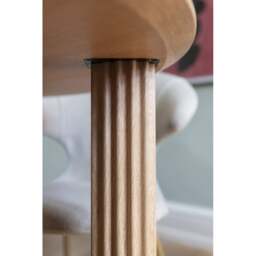 Umage Comfort Circle Dining Table - Rippled - Dark Oak - thumbnail 5