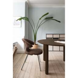 Umage Comfort Circle Dining Table - Rippled - Dark Oak - thumbnail 4