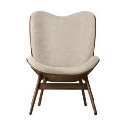 Umage A Conversation Piece Armchair - Tall - Dark Oak - White Sands Colour: White Sands - thumbnail 2