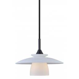 Halo Design Scandic Opal Glass Pendant Light - O 20cm Size: O 20cm