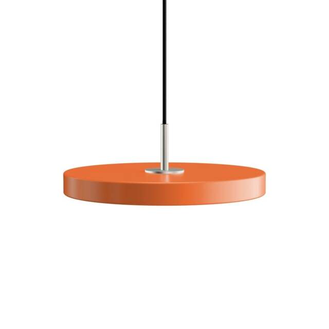 Umage Asteria Plus Pendant Lamp - Nuance Orange - Mini - Steel Top Colour: Nuance Orange, Size: Mini, Style: Steel - image 1