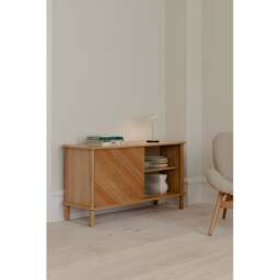 Umage Italic Sideboard - Oak - 1 Oak Door & 1 Glass Door door option: 1 Oak Door & 1 Glass Door - thumbnail 4