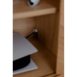 Umage Italic Sideboard - Oak - 1 Oak Door & 1 Glass Door door option: 1 Oak Door & 1 Glass Door - thumbnail 6