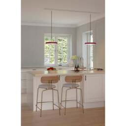 Umage Asteria Plus Pendant Lamp - Ruby Red - Mini - Brass Top Colour: Ruby Red, Size: Mini, Style: Brass - thumbnail 3