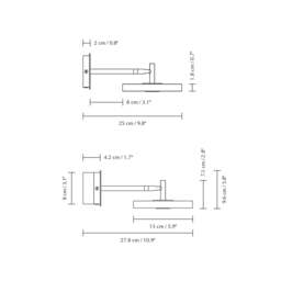 Umage Asteria Wall Light - Short - Black Colour: Black, Mounting: Not Hardwired - thumbnail 4