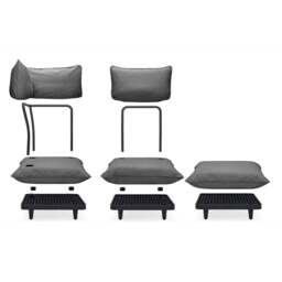 Fatboy Paletti Outdoor Lounge Sofa - Rock Grey - thumbnail 5