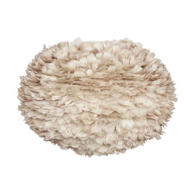 Umage Eos Feather Pendant Shade - Light Brown - Large - 65cm With or Without Cord Set: Without Cord Set
