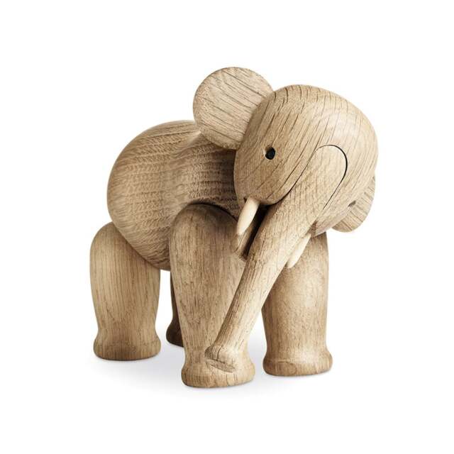 Kay Bojesen Wooden Elephant Figurine - Oak - image 1