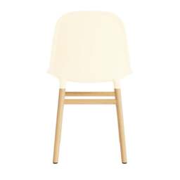 Normann Copenhagen Form Chair - Cream - Oak Legs Shell Colour: Cream, Leg Colour: Oak - thumbnail 4