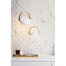 Halo Design DC Pendant Light - O 26cm - White Size: O 26cm, Colour: White - thumbnail 2