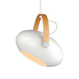 Halo Design DC Pendant Light - O 26cm - White Size:  26cm, Colour: White