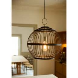 Halo Design Stockholm Nordic Edition Pendant Light - O 50cm Size: O 50cm, Colour: Black Oil - thumbnail 4