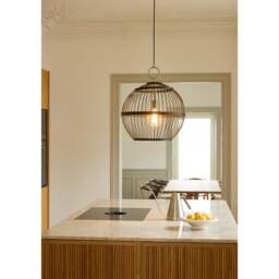 Halo Design Stockholm Nordic Edition Pendant Light - O 50cm Size: O 50cm, Colour: Black Oil - thumbnail 6