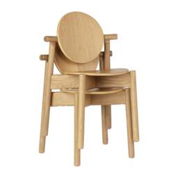 Umage Heiko Dining Chair - Oak Colour: Oak - thumbnail 4