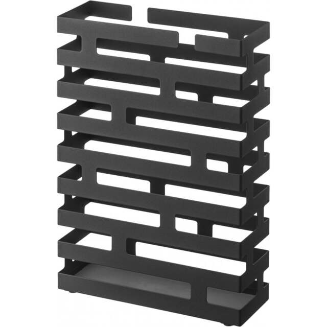Yamazaki Brick Rectangular Umbrella Stand - Black - image 1