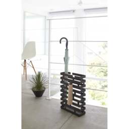 Yamazaki Brick Rectangular Umbrella Stand - Black - thumbnail 2
