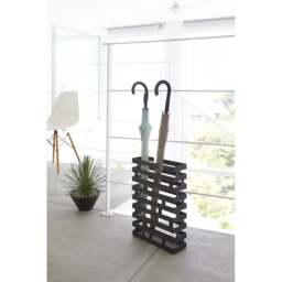 Yamazaki Brick Rectangular Umbrella Stand - Black - thumbnail 3