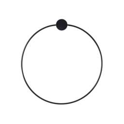 Ferm Living Black Metal Towel Hanger