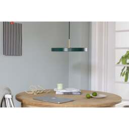Umage Asteria Plus Pendant Lamp - Forest Green - Medium - Brass Top Colour: Forest Green, Size: Medium, Style: Brass - thumbnail 4
