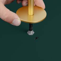 Umage Asteria Plus Pendant Lamp - Forest Green - Medium - Brass Top Colour: Forest Green, Size: Medium, Style: Brass - thumbnail 2
