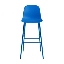 Normann Copenhagen Form Bar Chair - 75cm - Bright Blue Shell Colour: Bright Blue - thumbnail 2