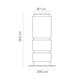 Robin Bowie Alabaster Table Lamp - thumbnail 4