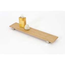 Wireworks Yoku 550 Bathroom Shelf - Bamboo - thumbnail 3