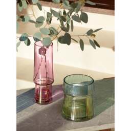 LSA International Gems Vase - Garnet - 26cm - thumbnail 5