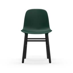 Normann Copenhagen Form Chair - Green - Black Oak Legs Shell Colour: Green, Leg Colour: Black Oak - thumbnail 2
