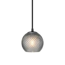 Halo Design Nobb Pendant Light - O 12 cm - Smoke Colour: Smoke