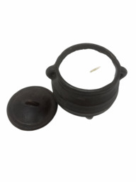 Potjie Pot candle - S 40 hours 9cmx9cm - thumbnail 2