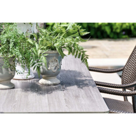160cm Windsor Bronze Rectangular Garden Dining Table - Bridgman - thumbnail 3