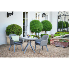 90cm Cliveden Round Garden Dining Table - Bridgman - thumbnail 3