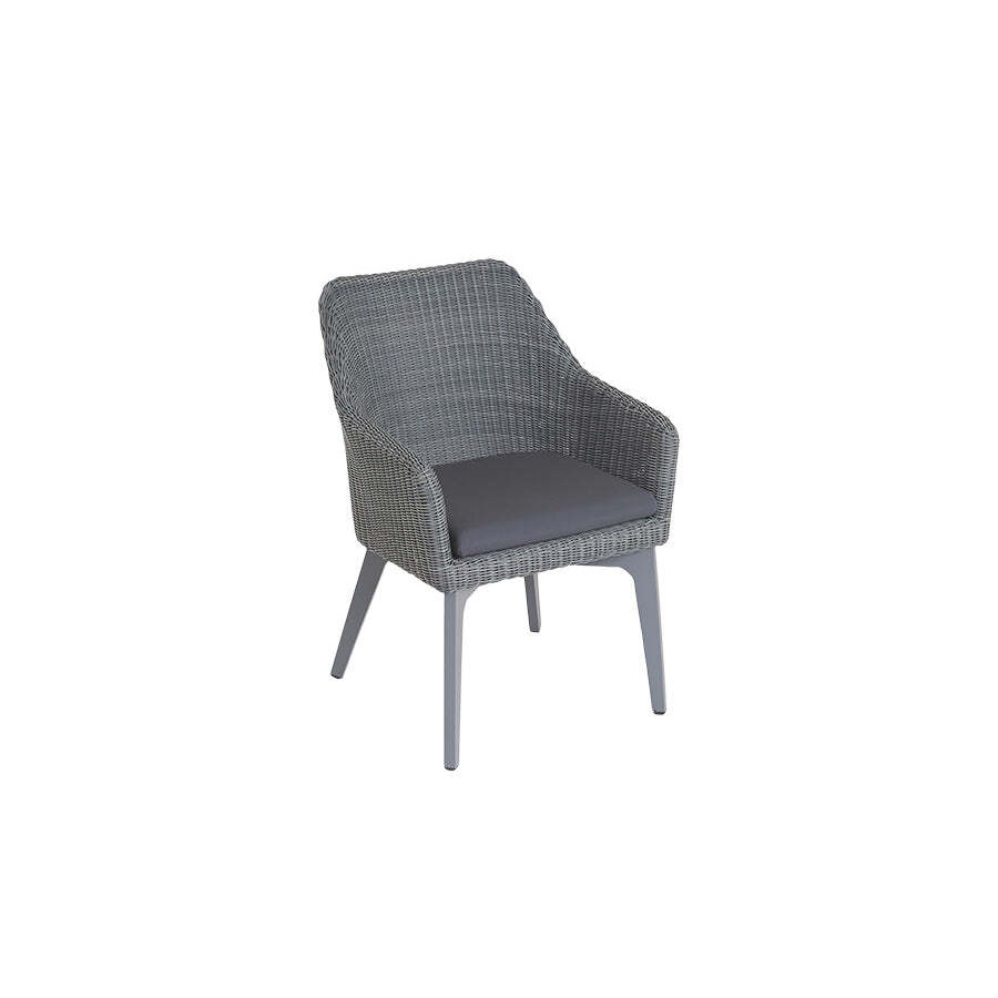Cliveden Dining Garden Armchair with Aluminium Legs - Bridgman - image 1