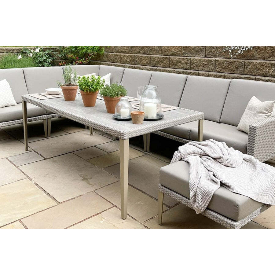 Modular Premium Rattan Garden Sofa Set B in Stone - Hampstead - Bridgman - image 1