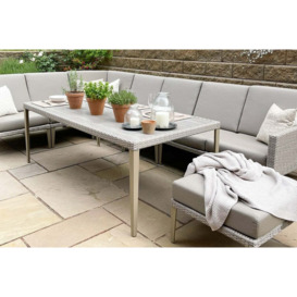 Modular Premium Rattan Garden Sofa Set B in Stone - Hampstead - Bridgman - thumbnail 1