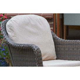 Marlow Lounge Garden Armchair with Modular Footstool - Bridgman - thumbnail 7